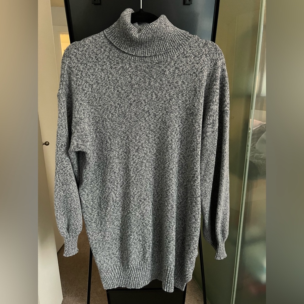 Gray Knit Women’s Sweater Dress